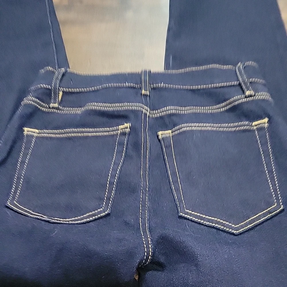 NWOT Frame Size 25 Denim Dark Blue Straight Leg Jeans - Picture 7 of 7